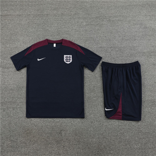 24-25 England Short Sleeve Training Suit/ 24-25 短袖训练服英格兰宝蓝色