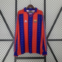 1996-97 Barcelona Home Long Sleeve Retro Jersey/96-97巴萨主场长袖