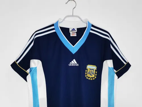 1998 Argentina Away Retro Jersey/1998阿根廷客场