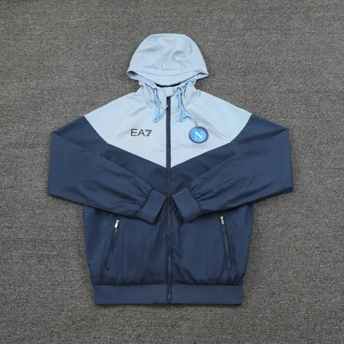 23-24 SSC Napoli Hooded Windbreaker S-XXL/23那不勒斯风衣