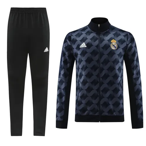 23-24 Real Madrid Jacket Tracksuit/23皇马08宝蓝夹克套装