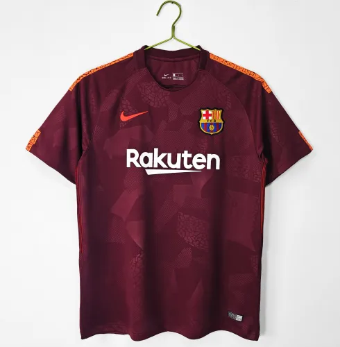 17-18 Barcelona Third Retro Jersey/17-18 巴萨第二客场