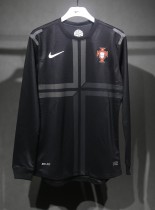 2013 Portugal Away Long Sleeve Retro Jersey/2013葡萄牙客场长袖
