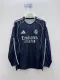 25-26 Real Madrid Away Long Sleeve Fans Jersey/25-26皇马客场长袖，球迷版