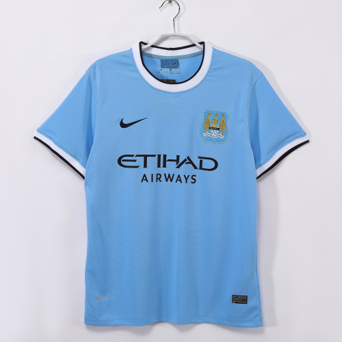 13-14 Manchester City Home Retro Jersey/13-14曼城主场