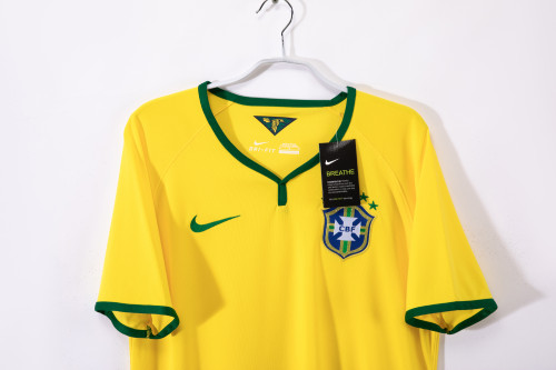 2014 Brazil Home Retro Jersey/2014巴西主场