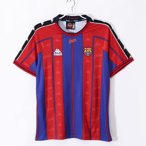 97-98 Barcelona Home Retro Jersey/97-98巴萨主场
