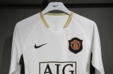 06-07 Manchester United Away Player Long Sleeve Retro Jersey/06-07 曼联客场球员长袖