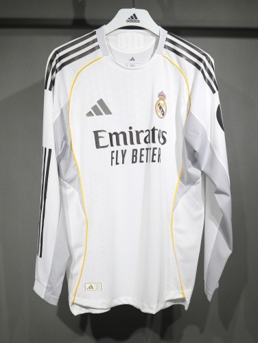 25-26 Real Madrid Home Player Long Sleeve Jersey/ 25-26皇马主场球员长袖