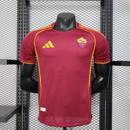25-26 Roma Home Player Jersey/ 25-26  罗马主场球员版
