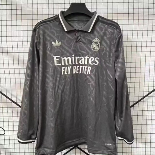 2024-25 Real Madrid Third Away Long sleeve jersey