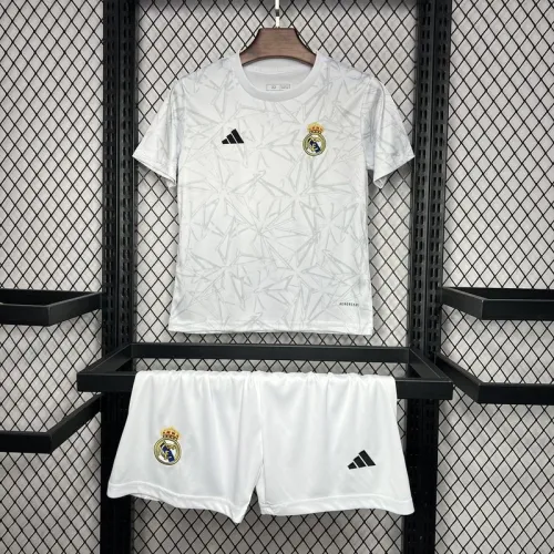 2024-25 Real Madrid  Pre-match training Kids Kit
