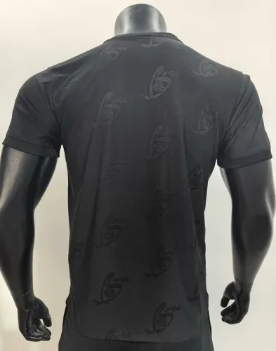2024-25 Barcelona Black Training Jersey Player version(The player version is more slim fit, it is recommended to buy one size larger)