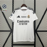 2024-25 Real Madrid home white soccer jersey