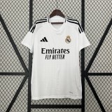 2024-25 Real Madrid home white soccer jersey