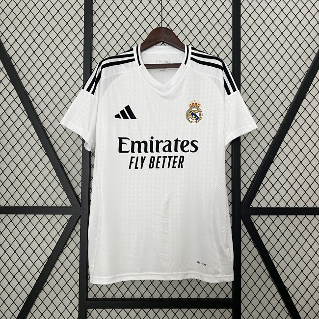 2024-25 Real Madrid home white soccer jersey