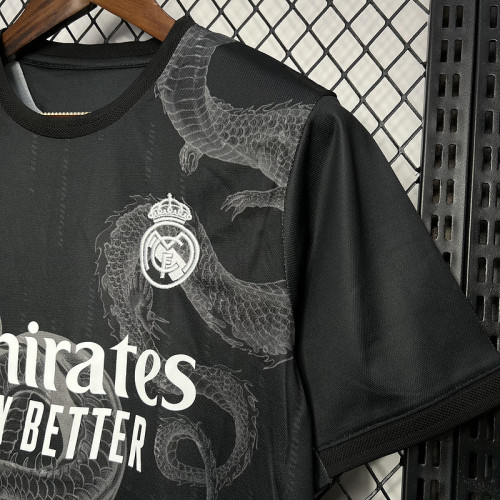 2024-25 Real Madrid black dragon jersey
