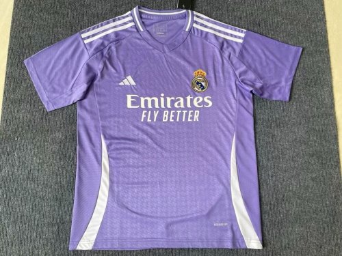 2024-25 Real Madrid purple training shirt jersey