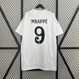 2024-25 Real Madrid home white soccer jersey
