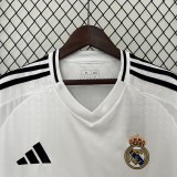 2024-25 Real Madrid home white soccer jersey