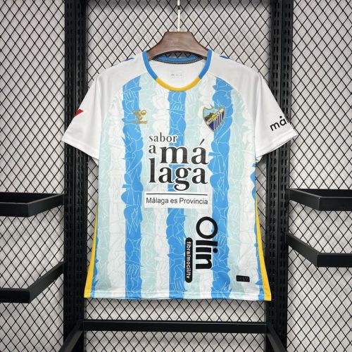 2024-25 Malaga home soccer jersey