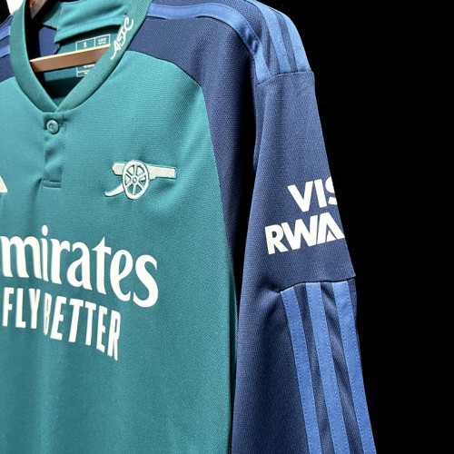 2023-24 Arsenal  third away long sleeve jersey