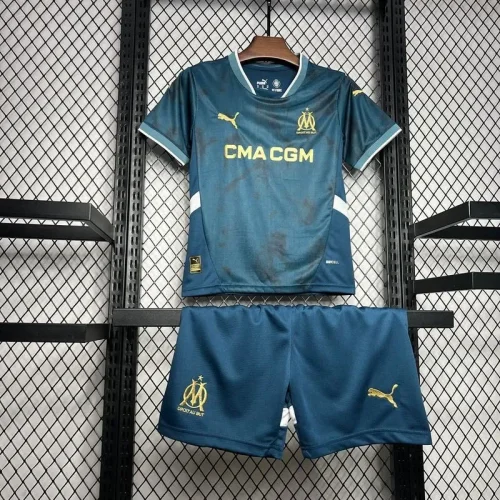 2024-25 Marseille away kids kit