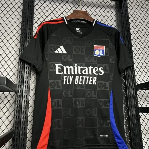 2024-25 Lyon away soccer jersey