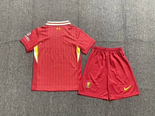 2024-25 Liverpool home soccer jerseys