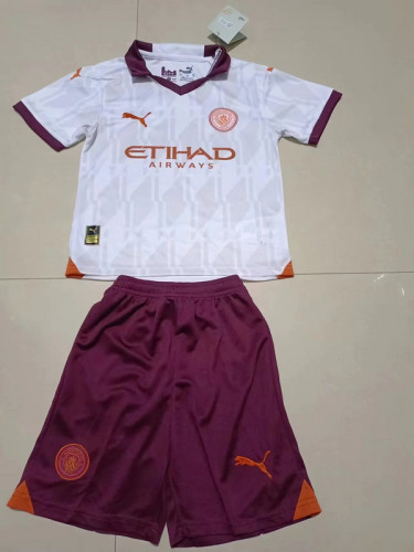 Manchester City 2023-24 away kids