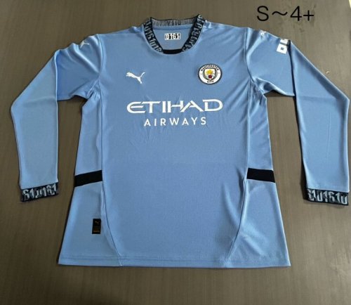 2024-25 Manchester City home long sleeve jersey