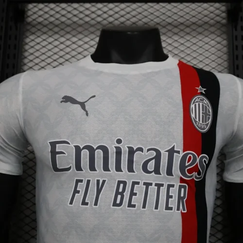 AC Milan 2023-24 away Players Edition Soccer jersey   (The player version is more slim fit, it is recommended to buy one size larger)