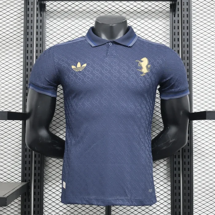 Player Version 2024-25 Juventus Third Black(The player version is more slim fit, it is recommended to buy one size larger)