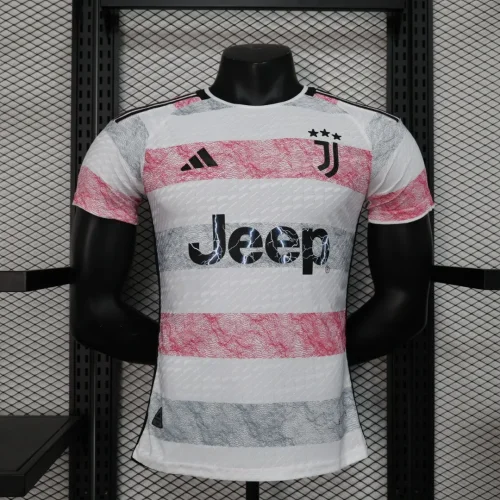 Juventus 2023-24 away player version soccer jerseys   (The player version is more slim fit, it is recommended to buy one size larger)