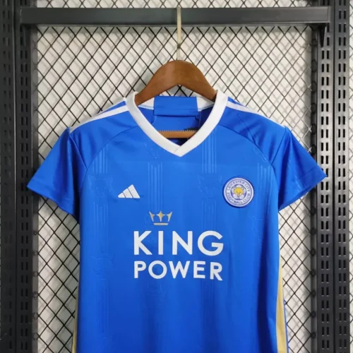 Leicester City Kids 2023-24 Home soccer jerseys
