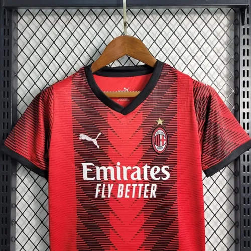 AC Milan 2023-24 kids soccer jerseys