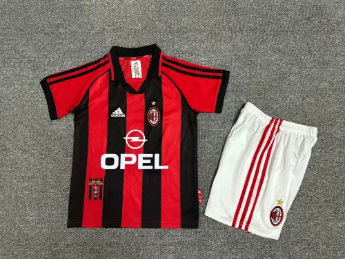 AC Milan 1998-99 home kids kits