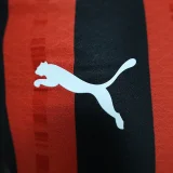 2024-25 AC Milan home long sleeve player version jersey(The player version is more slim fit, it is recommended to buy one size larger)