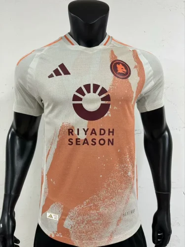 Player Version 2024-25 Roman Away Jersey(The player version is more slim fit, it is recommended to buy one size larger)