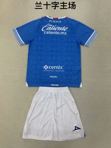 2024-25 Cruz Azul home Kids kit