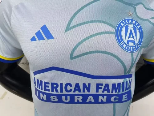 2024-25 Atlanta away white player version(The player version is more slim fit, it is recommended to buy one size larger)