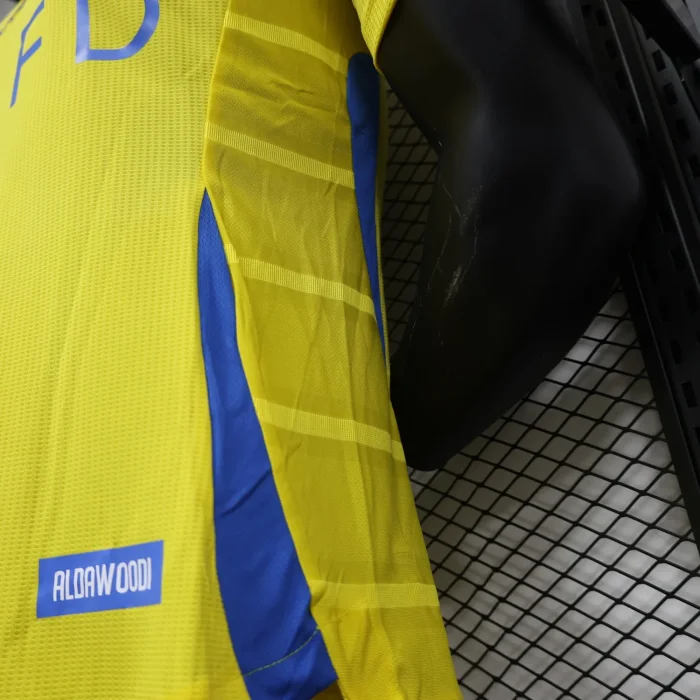 Al-Nassr 2024-25 home player version(The player version is more slim fit, it is recommended to buy one size larger)