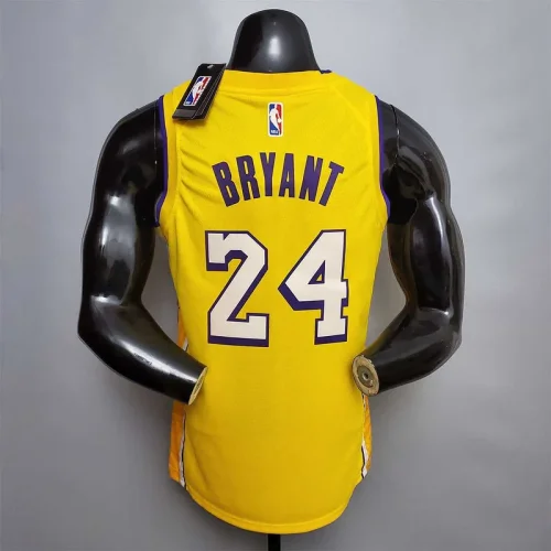 Bryant #24 Lakers V-neck City Edition yellow