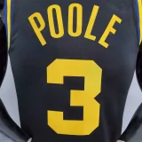 2022 75th Anniversary Poole #3 Warriors City Edition Black