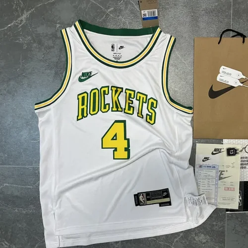 Houston Rockets Retro No. 4 Green