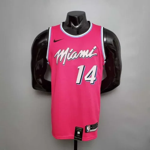 WADE #3 Miami Heat V-neck pink