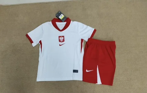 2024 Kids Poland Home Jersey