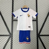 2024 France away white kids kit