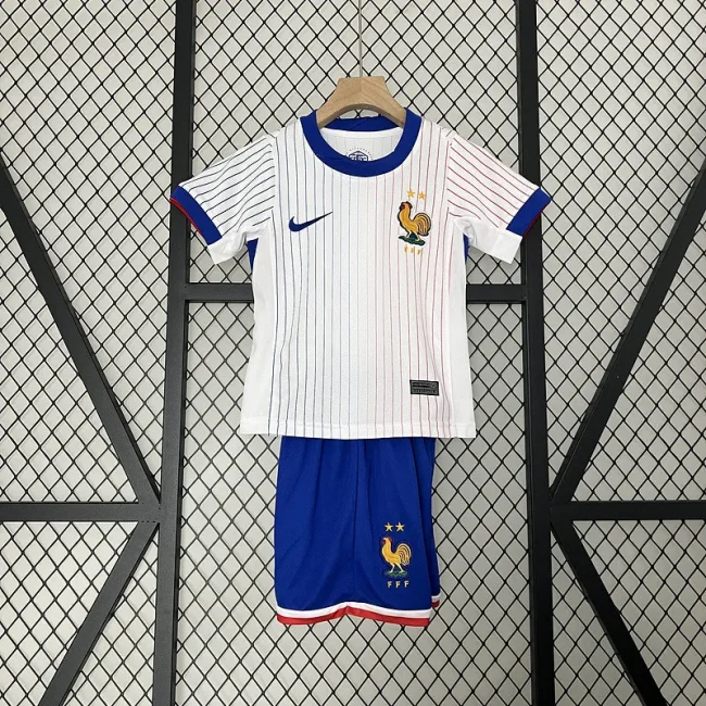2024 France away white kids kit