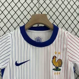 2024 France away white kids kit